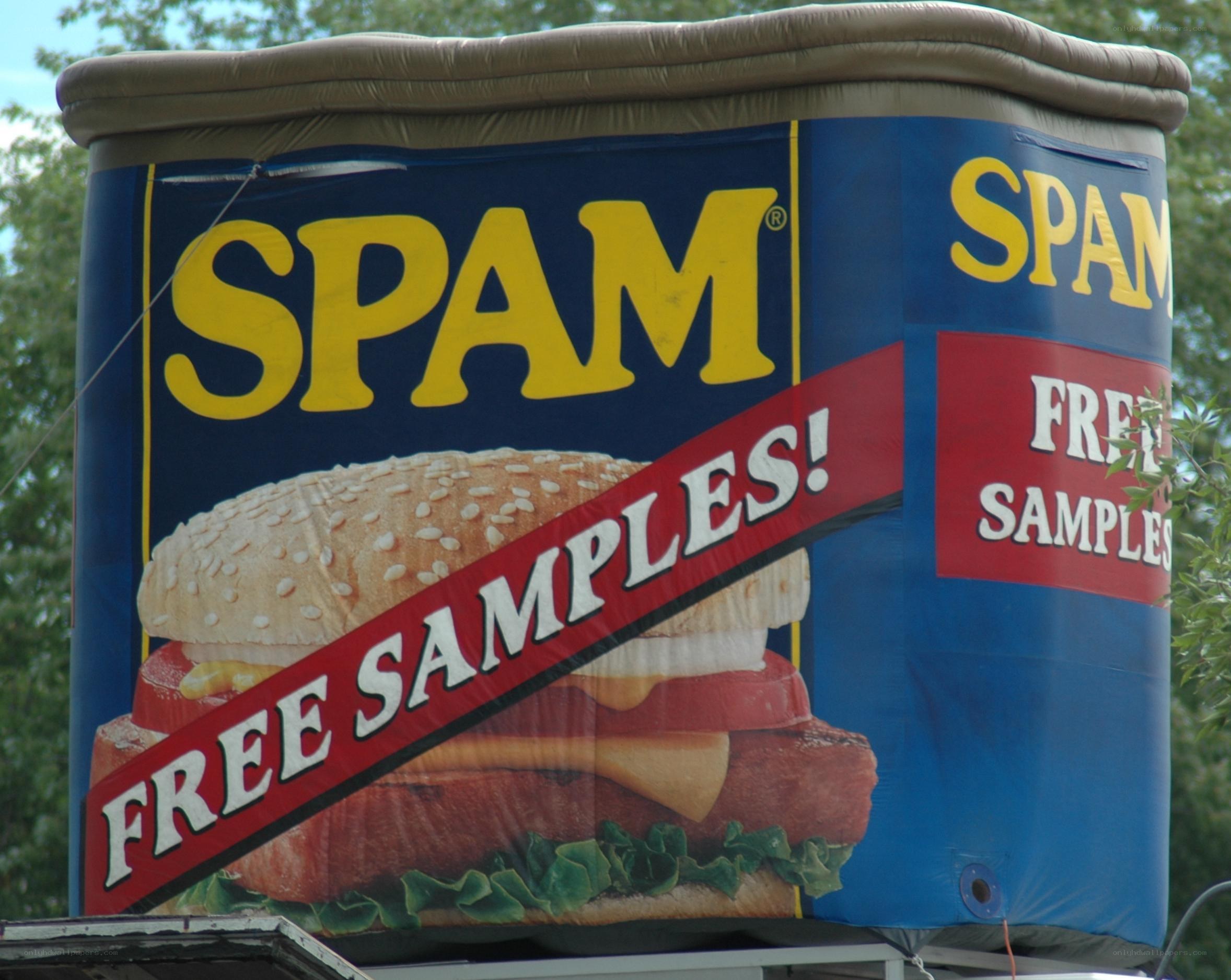 Spam inflatable advertisement