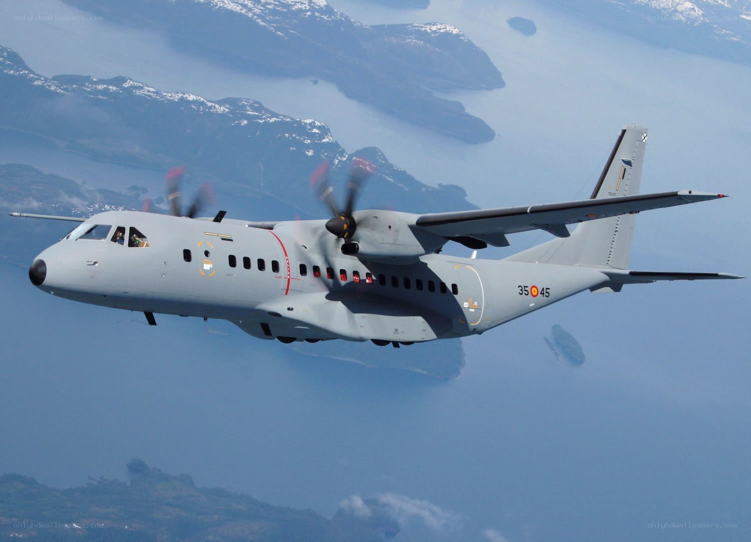 Spanish Air Force C-295 in flight