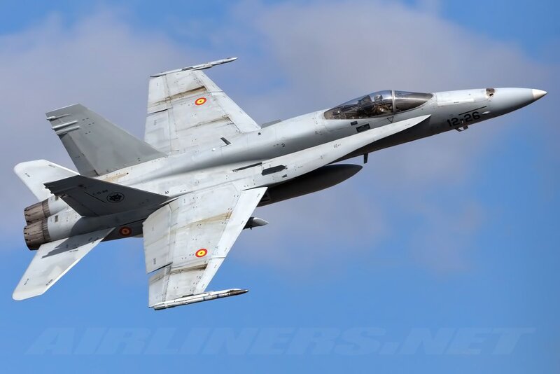 Spanish Air Force Jet — Gray