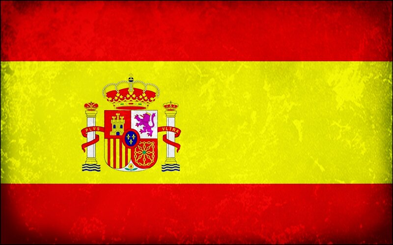 Spanish flag with coat of arms