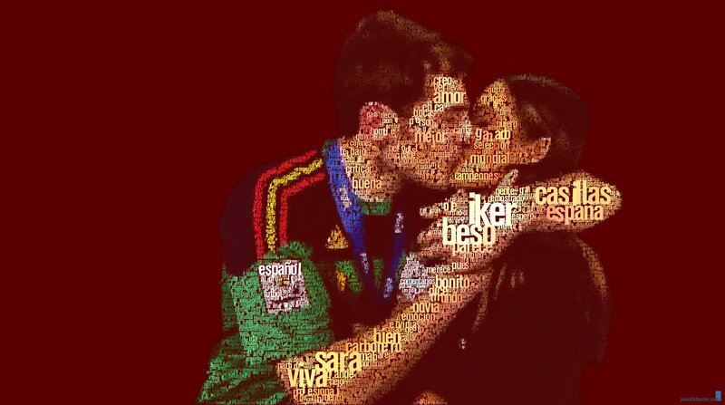 Spanish football player portrait