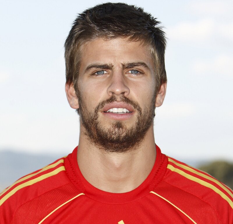 Spanish football player portrait