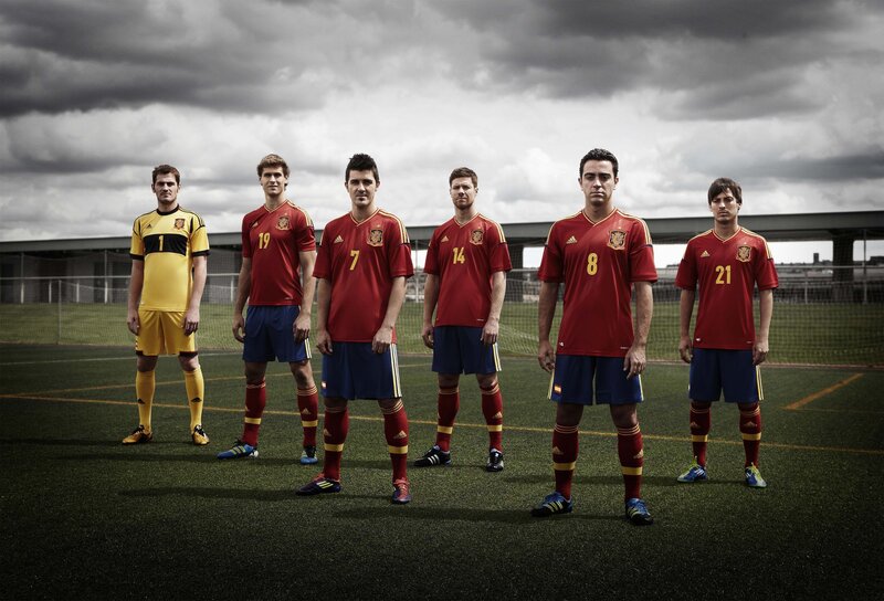 Spanish football team lineup
