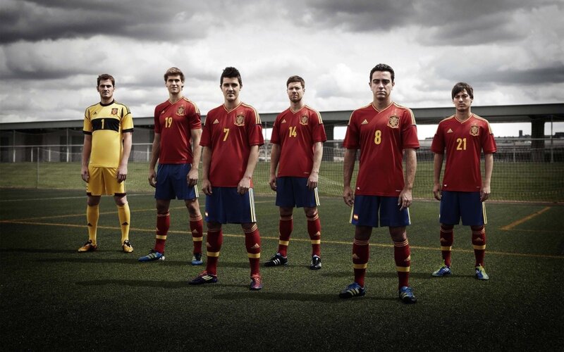 Spanish football team lineup