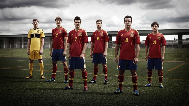 Spanish football team lineup