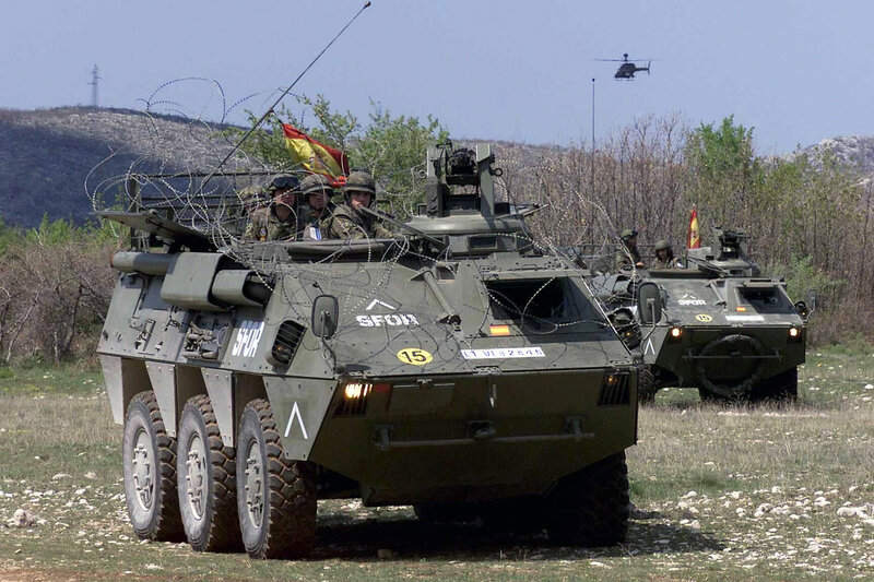 Spanish military armored vehicles