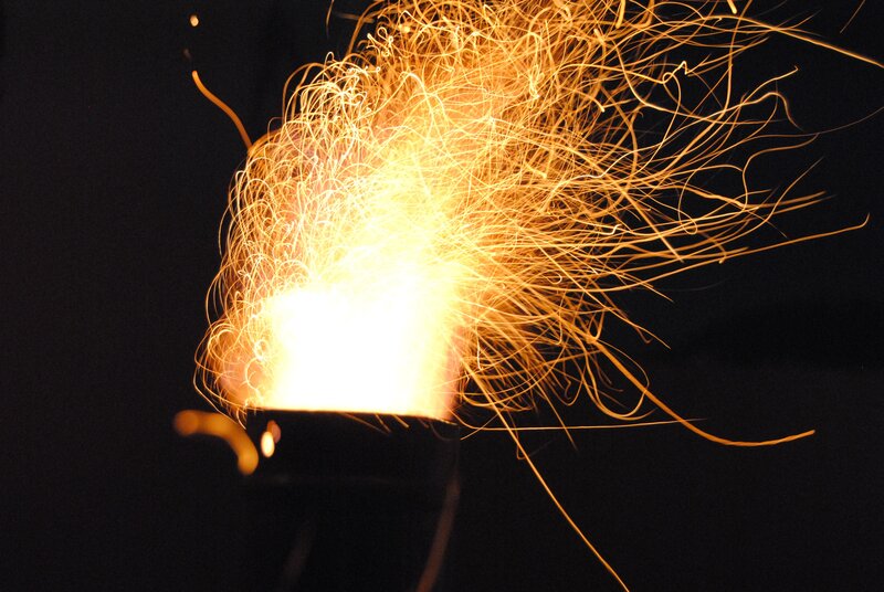Sparking Metal Fibers