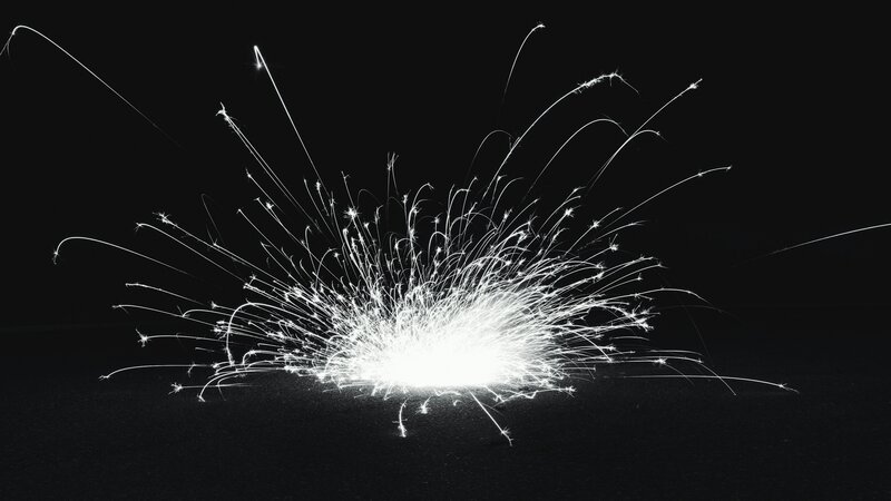 Sparkler Firework Burst