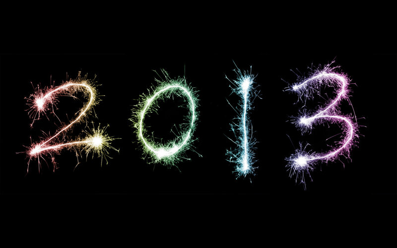 Sparklers Forming Numbers — Black, Celebratory