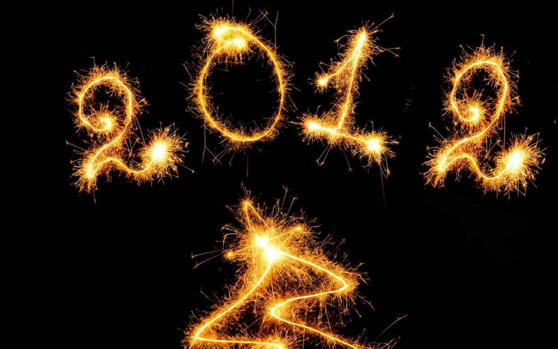 Sparklers Forming Numbers