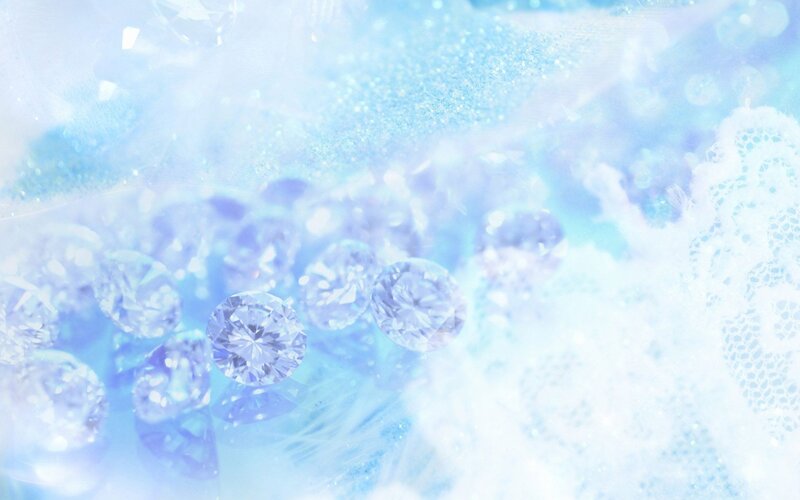 sparkling blue diamonds