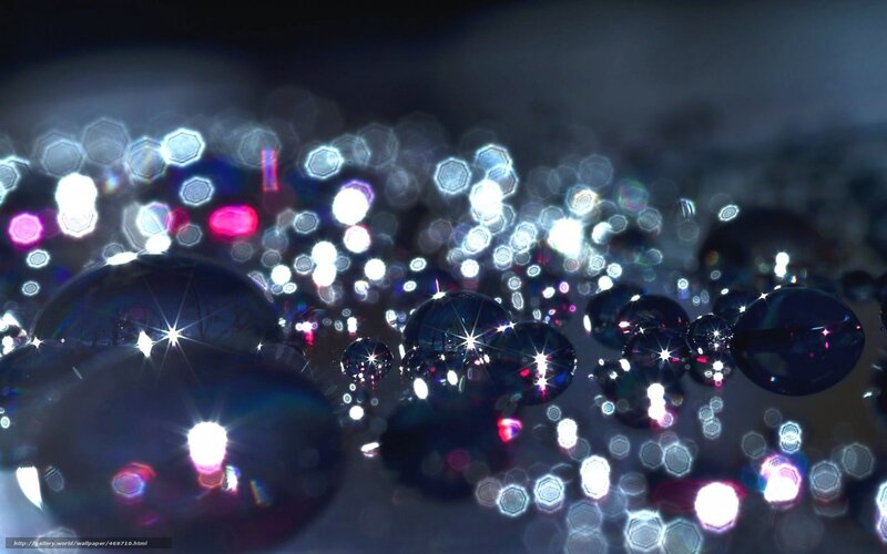 sparkling bubbles and lights