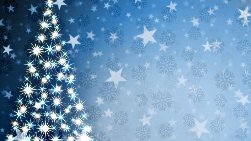 sparkling christmas tree background