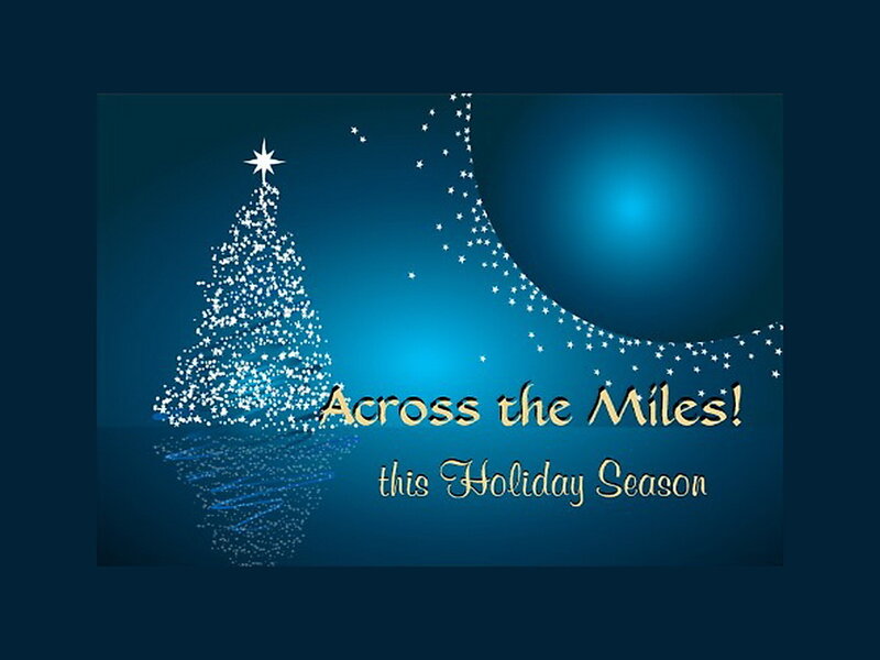 Sparkling Christmas Tree — Blue, Festive, Night