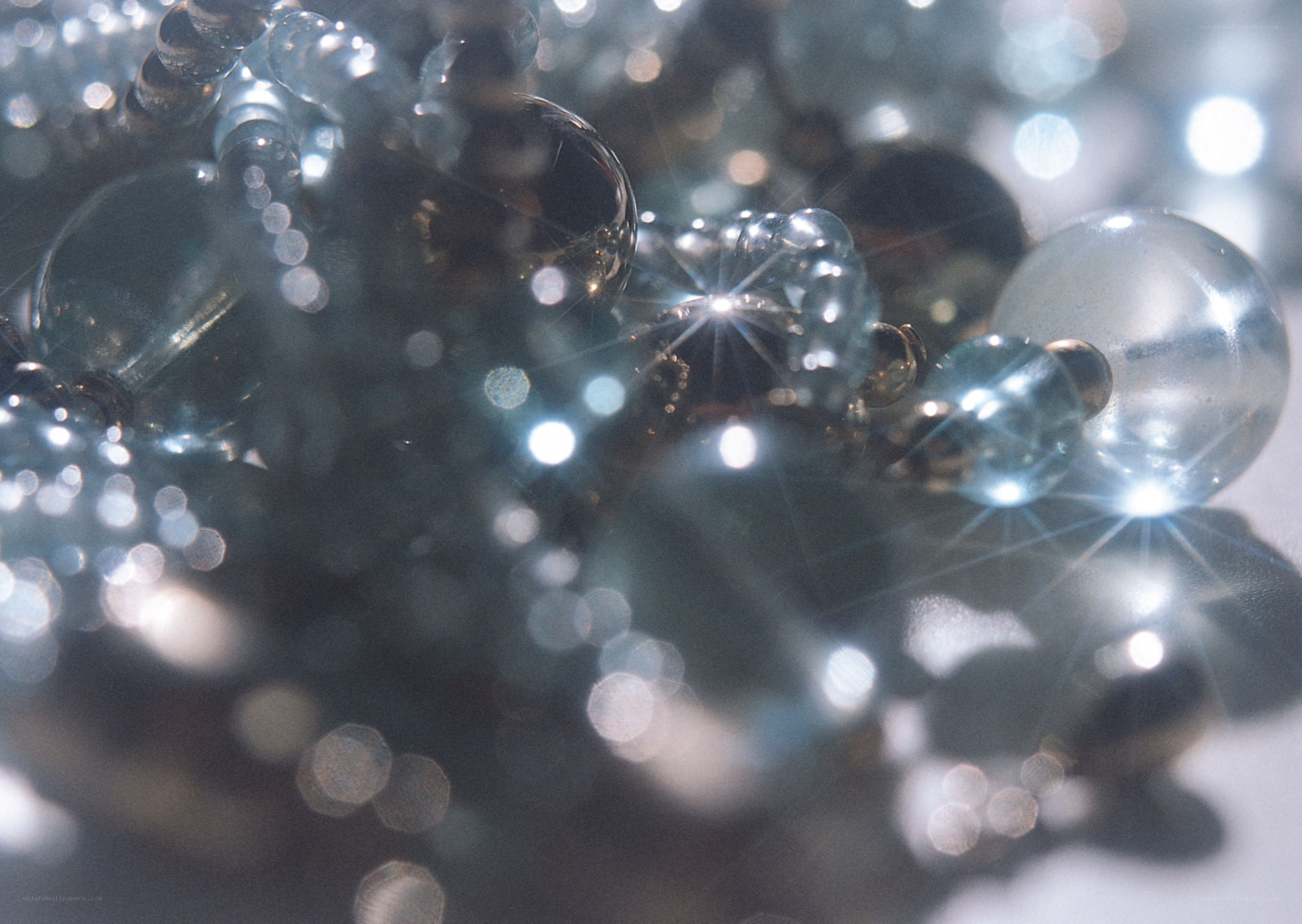 sparkling glass beads
