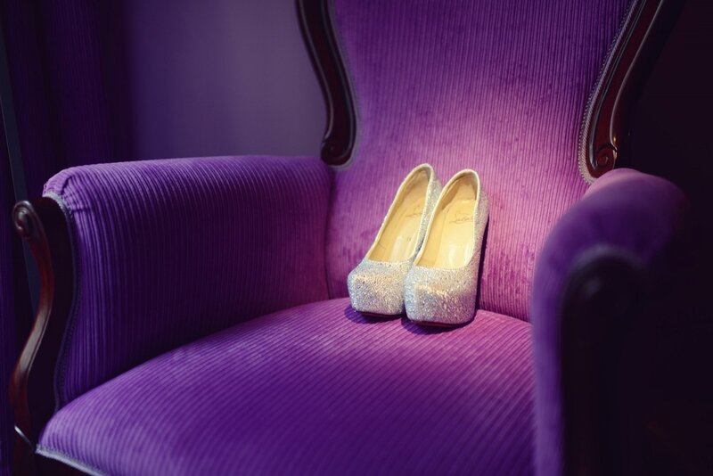 Sparkling High Heels — Purple