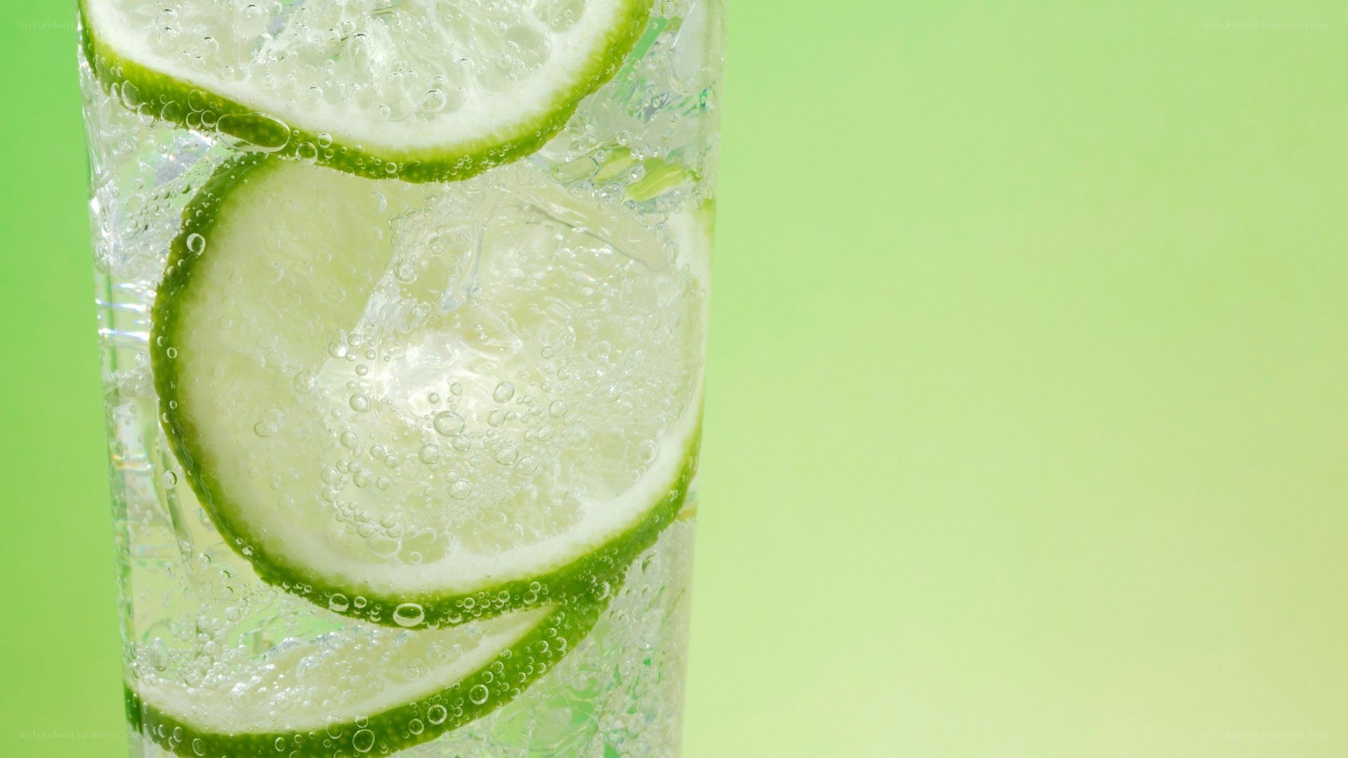 sparkling lime drink