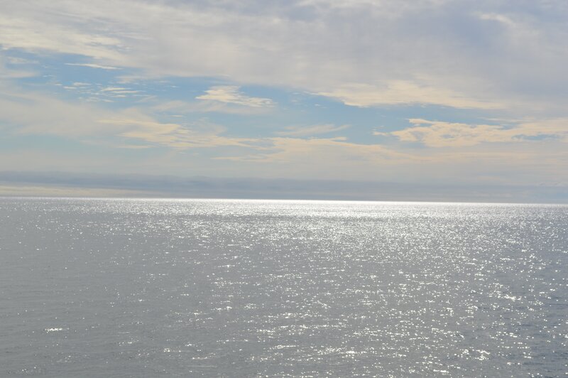 Sparkling Ocean Surface — Blue, Serene, Afternoon, Photograph, Sky