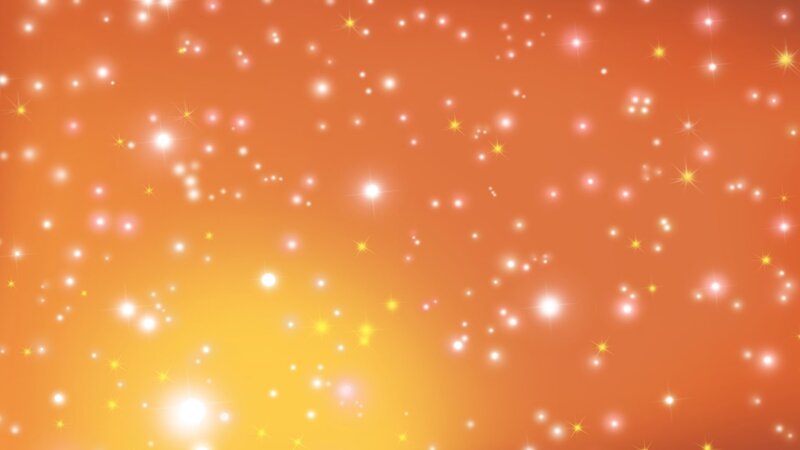 sparkling orange background