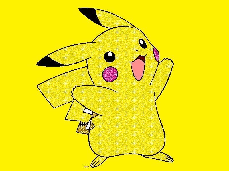 Sparkling Pikachu Character