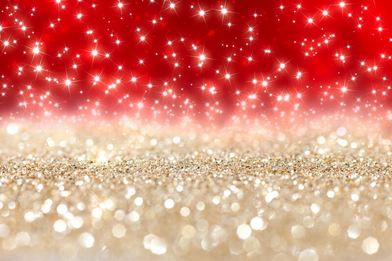Sparkling Red and Gold Background