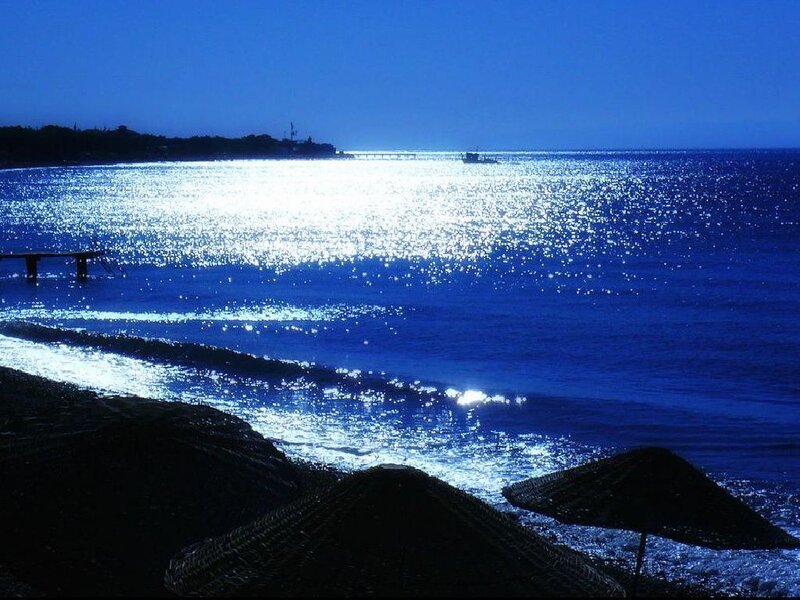 Sparkling Sea at Dusk
