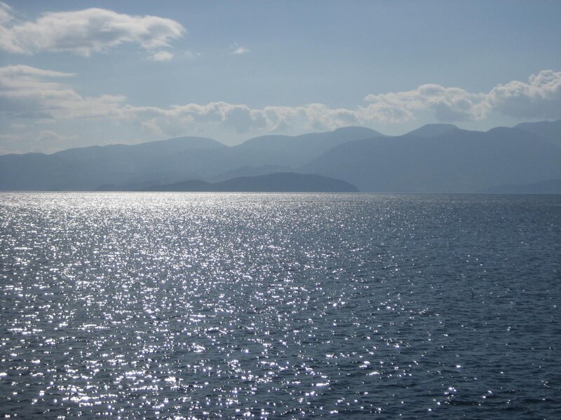 Sparkling Sea Surface — Blue, Serene, Afternoon