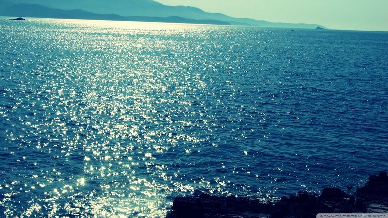 Sparkling Sea Surface — Blue
