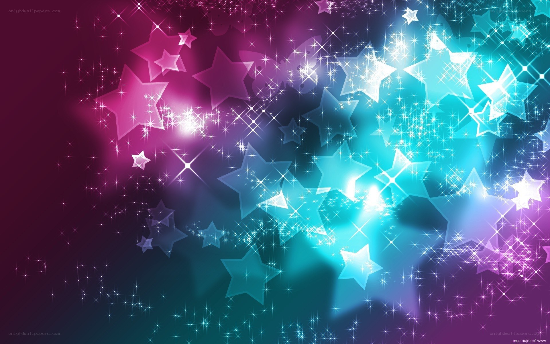 sparkling star background