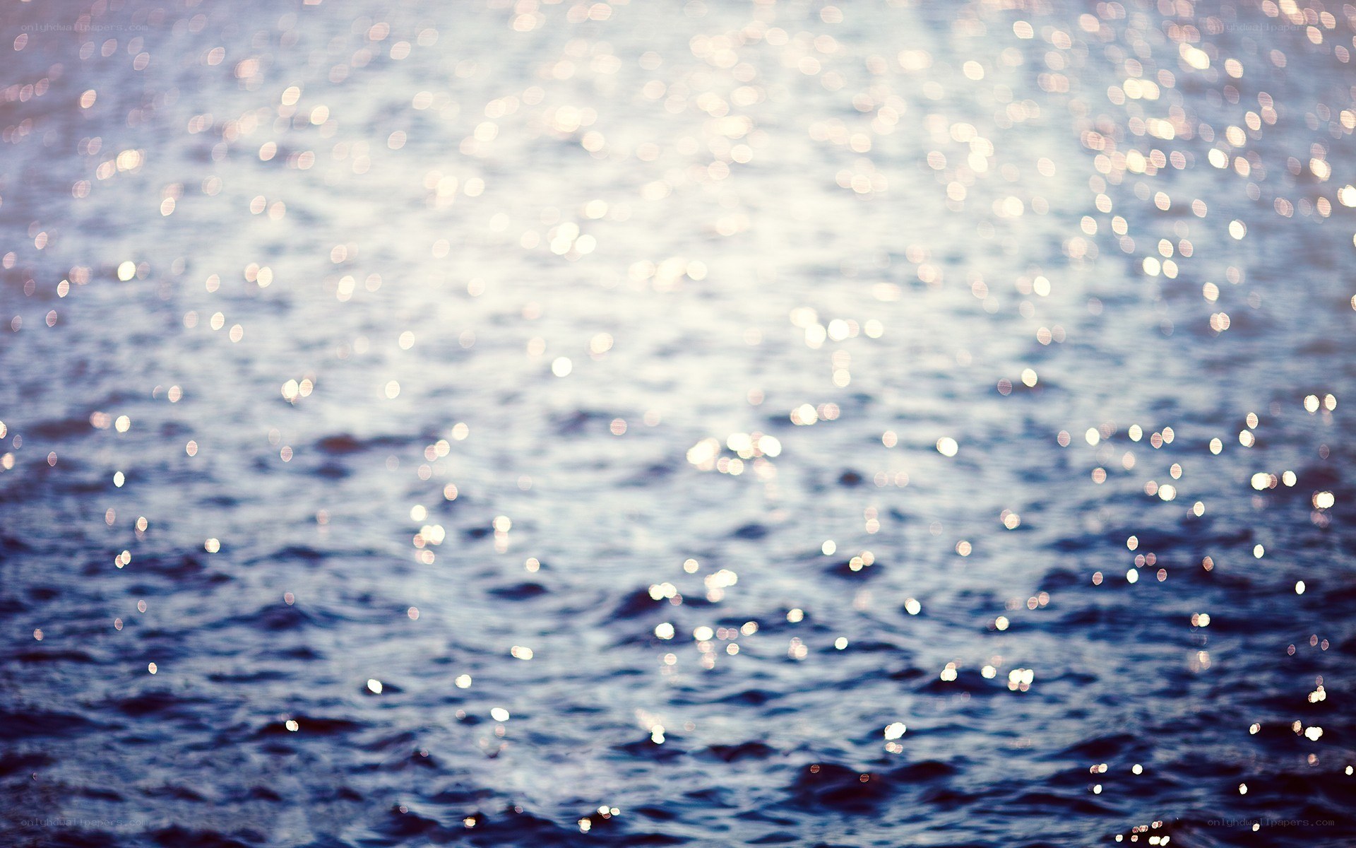 sparkling water surface