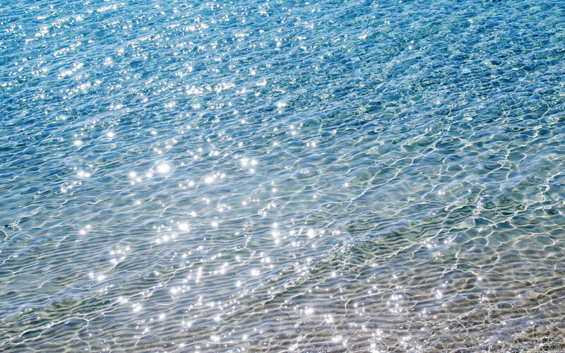 Sparkling Water Surface — Blue, Calm, Afternoon
