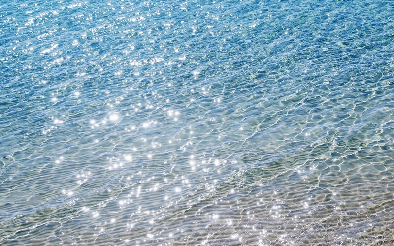 Sparkling Water Surface — Blue, Serene, Afternoon