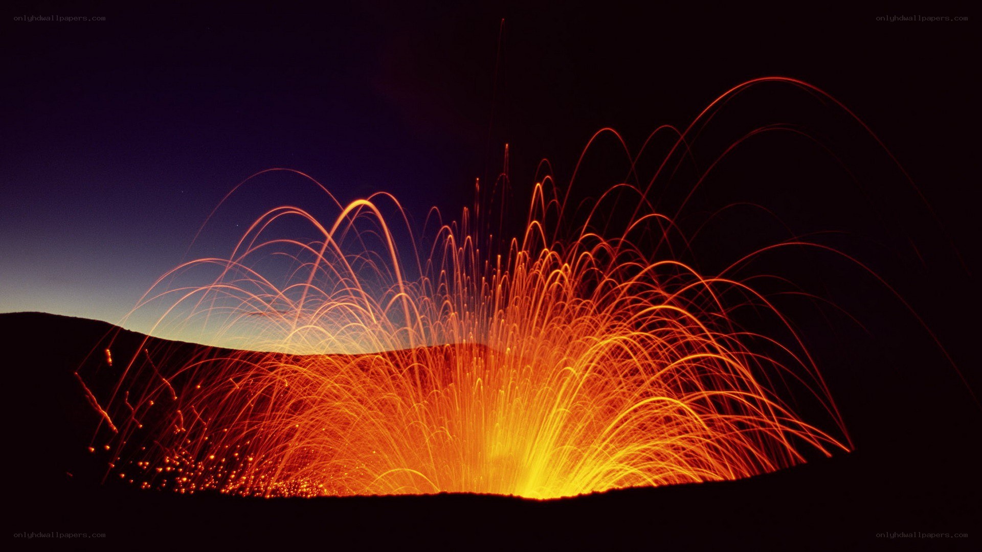 Sparks from a firework display