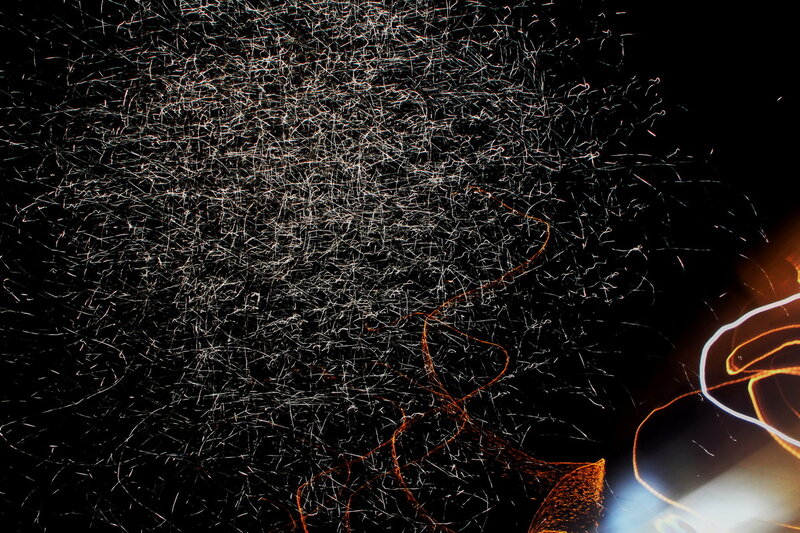 Sparks in Dark Space
