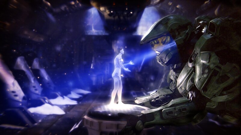 Spartan and AI hologram