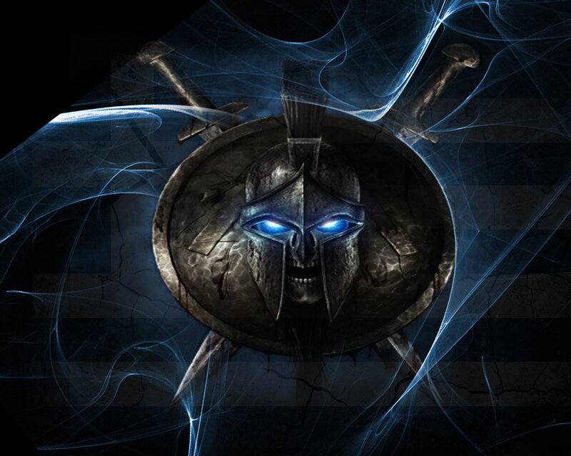 Spartan Helmet and Shield