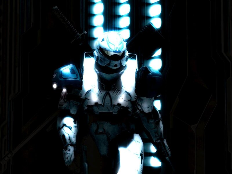 Spartan in Armor — White