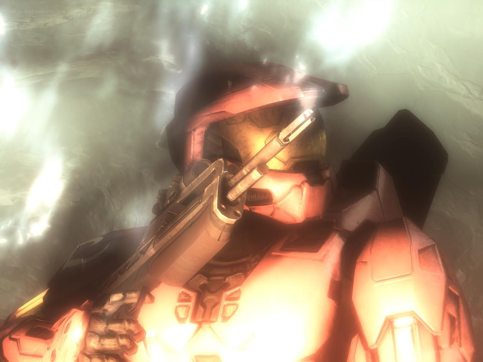 Spartan in combat armor