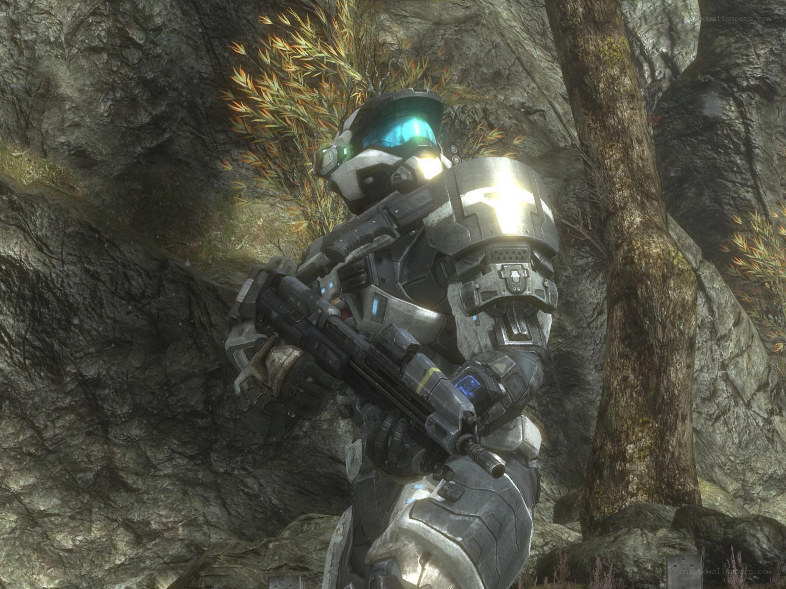 Spartan in combat armor