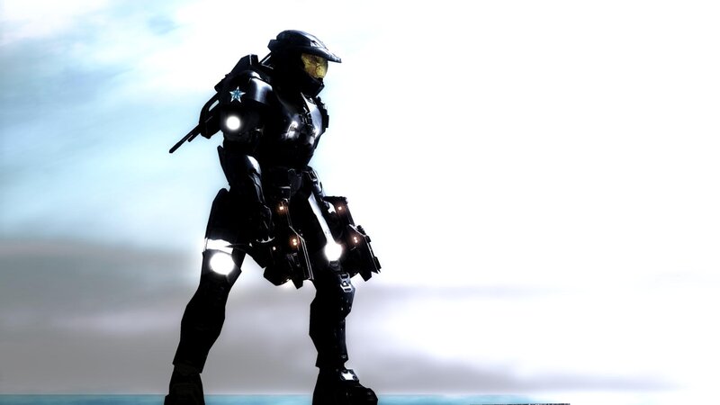 Spartan in combat armor