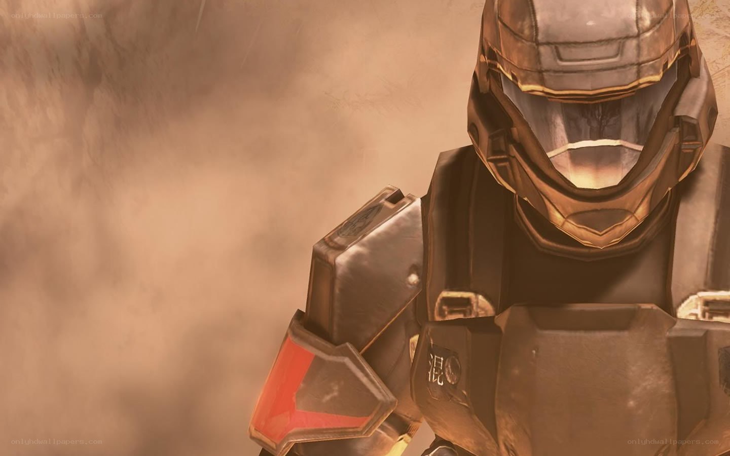 spartan in dusty environment