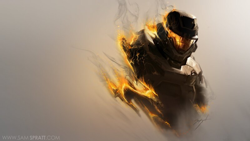 Spartan in Flames — Orange