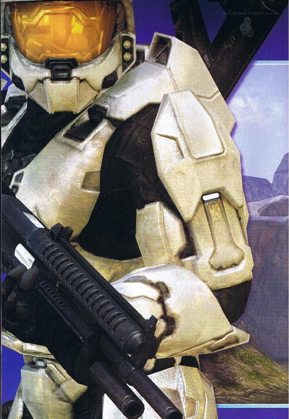 Spartan in gold armor