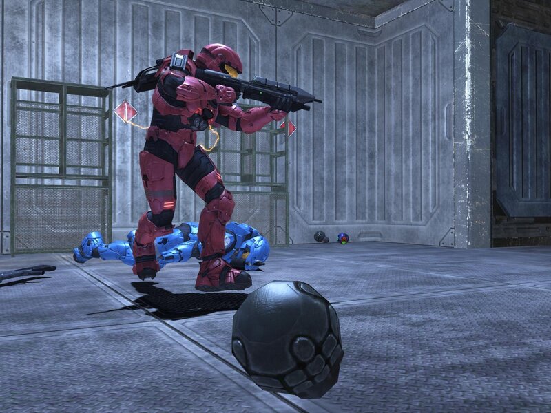 Spartan in red armor