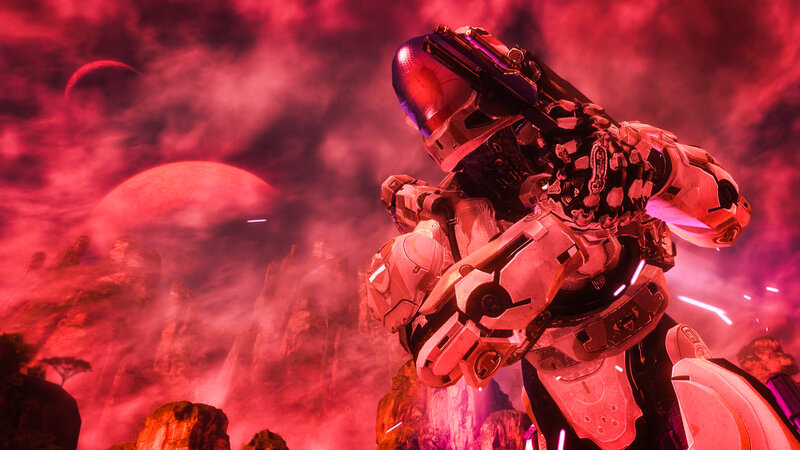 Spartan in Red Armor — Dramatic