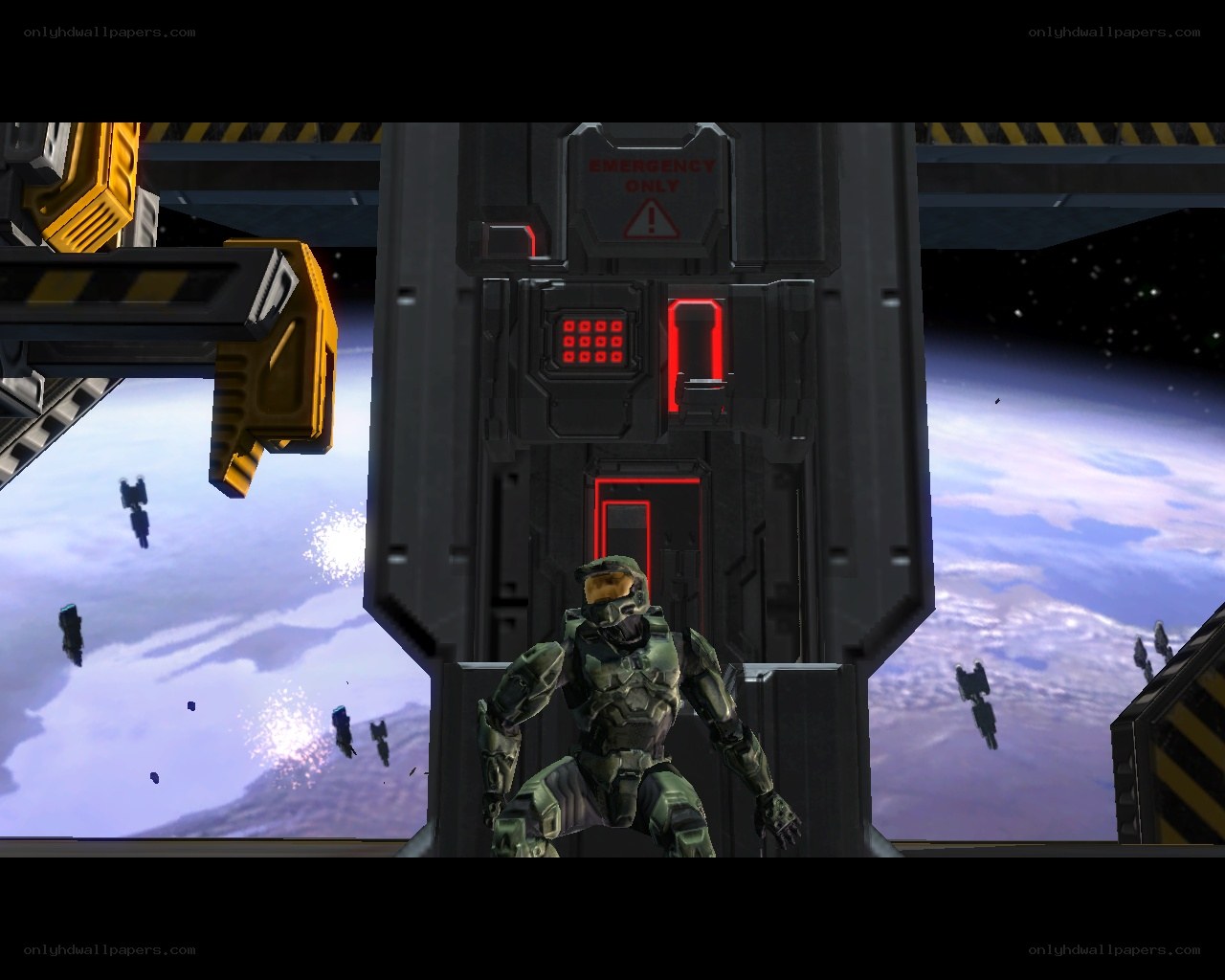 Spartan in space station