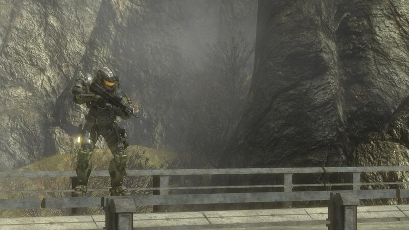 Spartan on a bridge