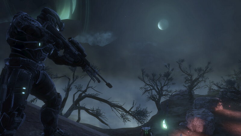 Spartan on alien planet