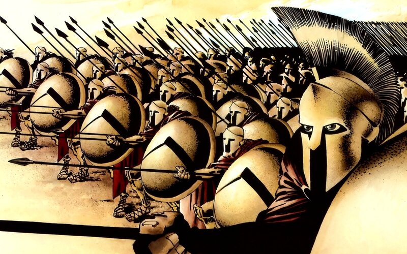 Spartan phalanx formation