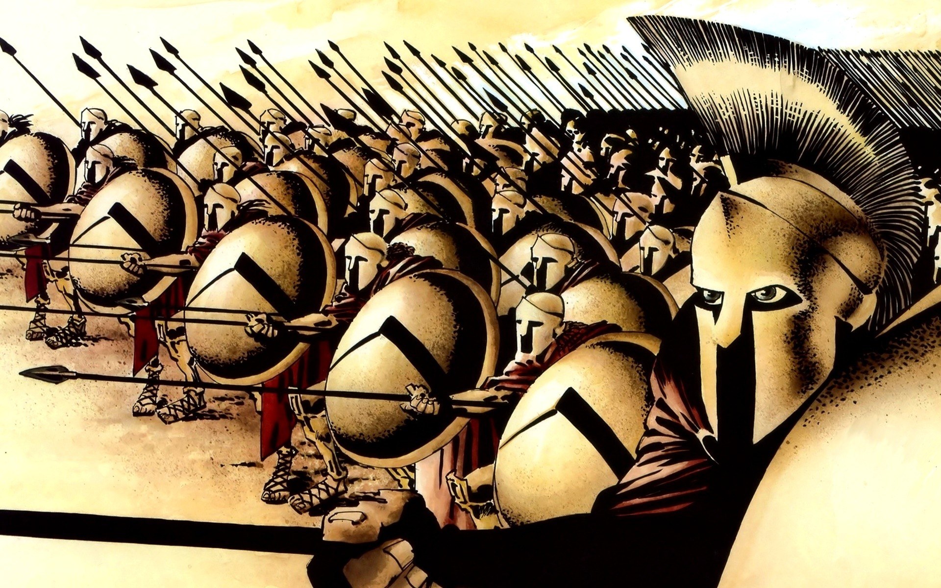 Spartan phalanx formation